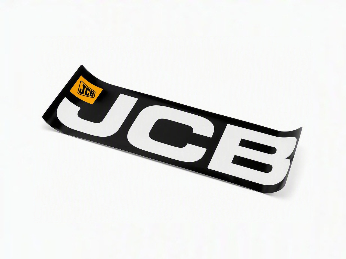 An image showing the front view of JCB Decal - 920mm x 286mm (Part 332/G4520)